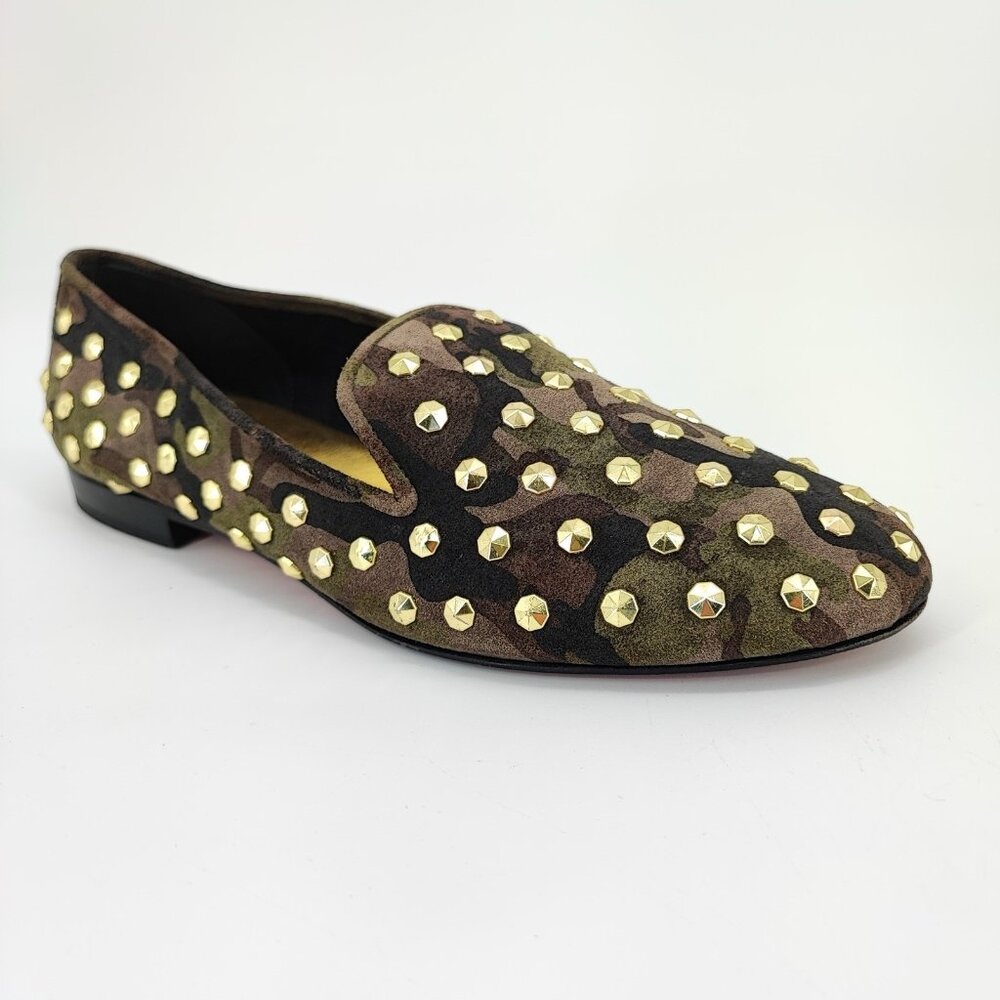 Fernando Pensato Kardinale Women’s Size 9.5  US Green Leather Luxury Loafers